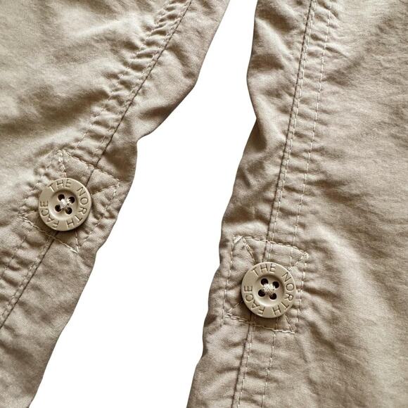 North Face Pants Girls Large Roll Tab Capri Adjustable Nylon Outdoor Hiking - Picture 4 of 15